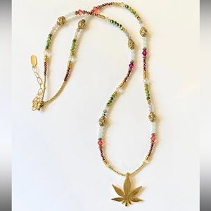 JILL JACOBSON MULTI BEAD PENDANT